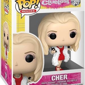 🆕-Pop Clueless Cher Vinyl Figure in Red and White #1807